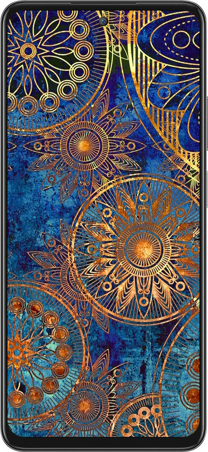 Силіконовий чехол Золотий візерунок для Oppo A3 Pro 5G - 678u-4144 изображение 