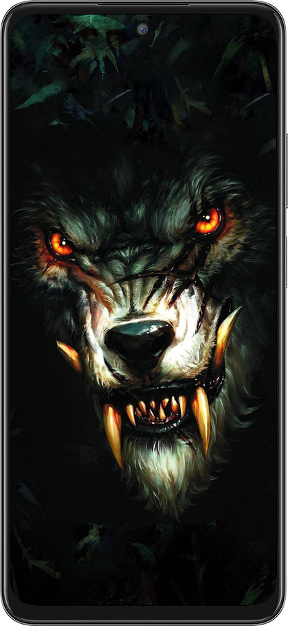 Силиконовый чехол Дьявольский волк для Oppo A3 Pro 5G - 833u-4144 изображение 