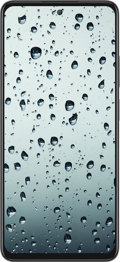 Силиконовый чехол Стекло в каплях для Oppo A80 5G - 848u-3963 изображение 