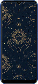 TPU чехол Celestial Harmony: Sun & Moon Gold Mystic Pattern для Oppo A9 2020 - 6778b-1865 изображение 
