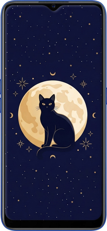 TPU чехол Cute Cat Celestial/Witchy для Oppo A5 2020 - 6787b-1888 изображение 