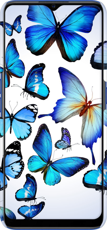 3D пластиковий матовий чехол Метелики для Oppo A9 2020 - 6023m-1865 изображение 