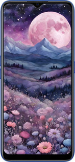 Силиконовый чехол Ночь луна арт для Oppo A9 2020 - 6319u-1865 изображение 