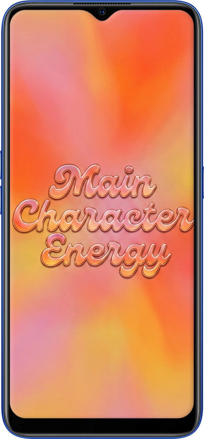 Силиконовый чехол Aura Gradient Main Character Energy Aesthetic Y2K для Oppo A9 2020 - 6783u-1865 изображение 