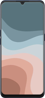 TPU чехол З синіми та рожевими хвилями в стилі ретро для Oppo A91 - 6532b-1884 изображение 