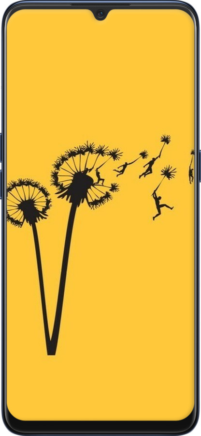 TPU чехол Минимализм одуванчики для Oppo A91 - 6449b-1884 изображение 