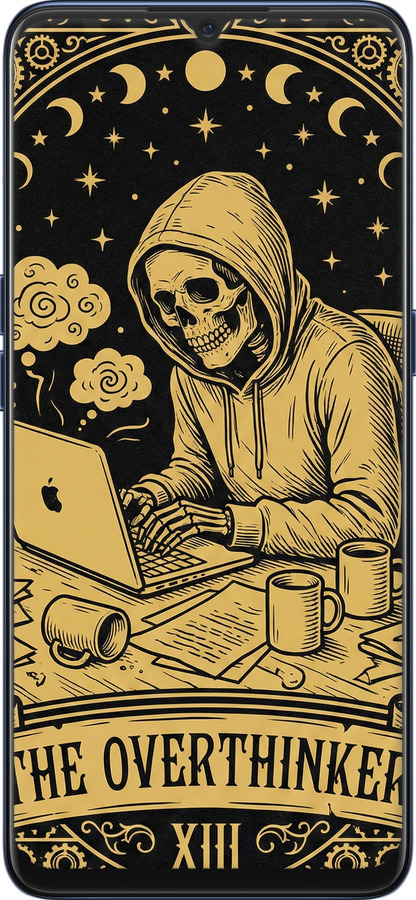 TPU чехол The Overthinker для Oppo A91 - 6774b-1884 изображение 