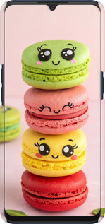 3D пластиковий матовий чехол Печиво для Oppo A91 - 6693m-1884 изображение 