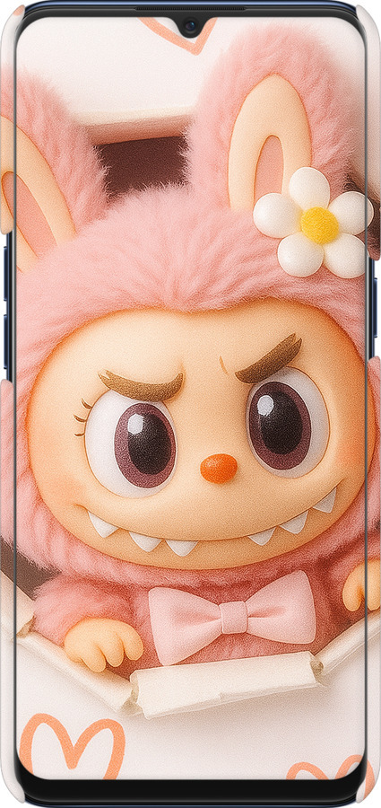 3D пластиковий матовий чехол Лабубу 2 для Oppo A91 - 6710m-1884 изображение 