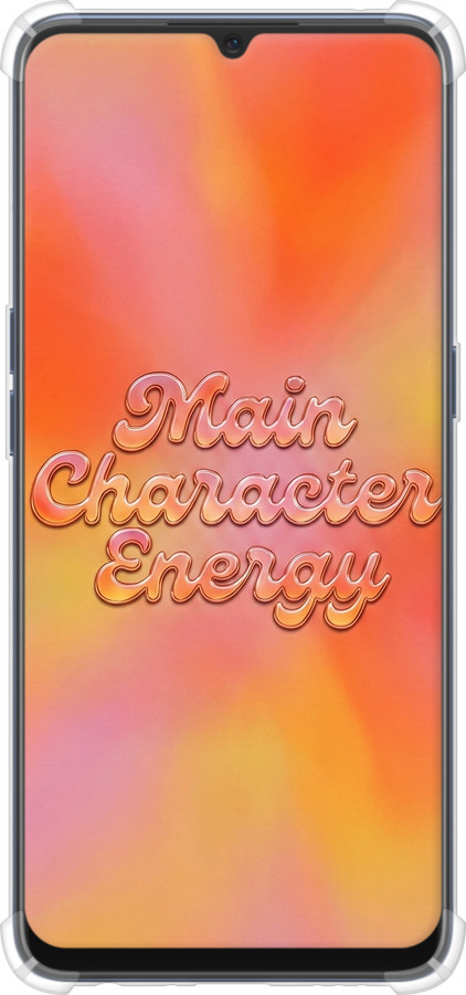 Силикон с усиленными углами чехол Aura Gradient Main Character Energy Aesthetic Y2K для Oppo A91 - 6783sp-1884 изображение 
