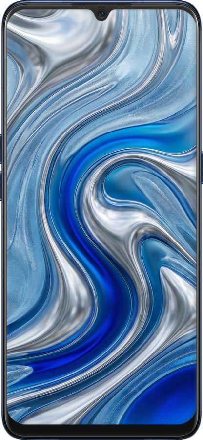2D пластиковий чехол Liquid Chrome для Oppo A91 - 6781t-1884 изображение 