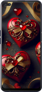 TPU чехол Сердечки v4 для Oppo Reno 4 Z - 5834b-2278 изображение 