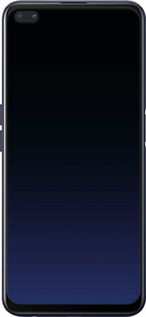 TPU чехол Градиент в тёмно - синем стиле для Oppo Reno 4 Z - 6542b-2278 изображение 