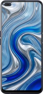 TPU чехол Liquid Chrome для Oppo Reno 4 Z - 6781b-2278 изображение 