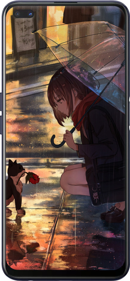 TPU чехол Anime для Oppo A92S - 6609b-1926 изображение 