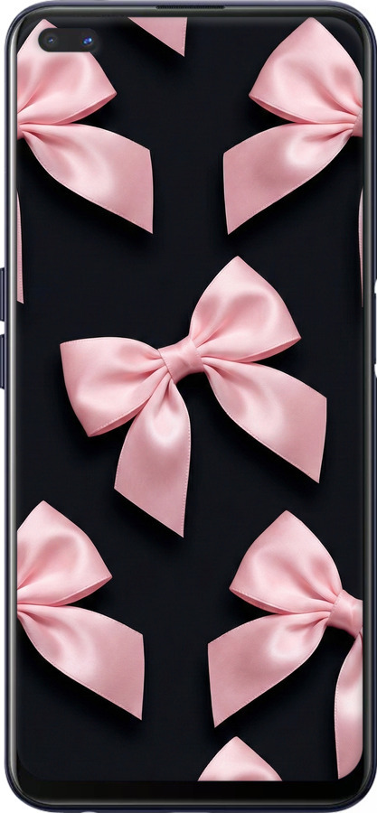 TPU чехол Coquette Ribbons Dark Coquette для Oppo Reno 4 Z - 6767b-2278 изображение 