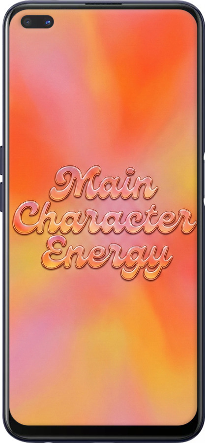 TPU чехол Aura Gradient Main Character Energy Aesthetic Y2K для Oppo Reno 4 Z - 6783b-2278 изображение 