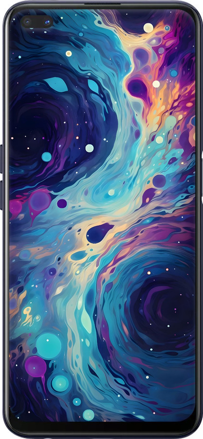 Силіконовий чехол Арт акварель для Oppo Reno 4 Z - 6329u-2278 изображение 