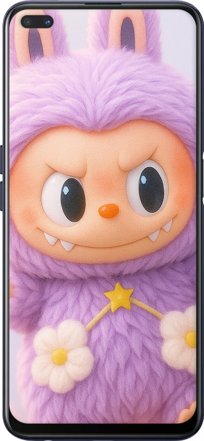 Силиконовый чехол Лабубу для Oppo Reno 4 Z - 6708u-2278 изображение 