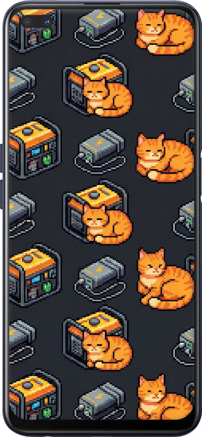 Силиконовый чехол Autonomous Zone для Oppo Reno 4 Z - 6771u-2278 изображение 