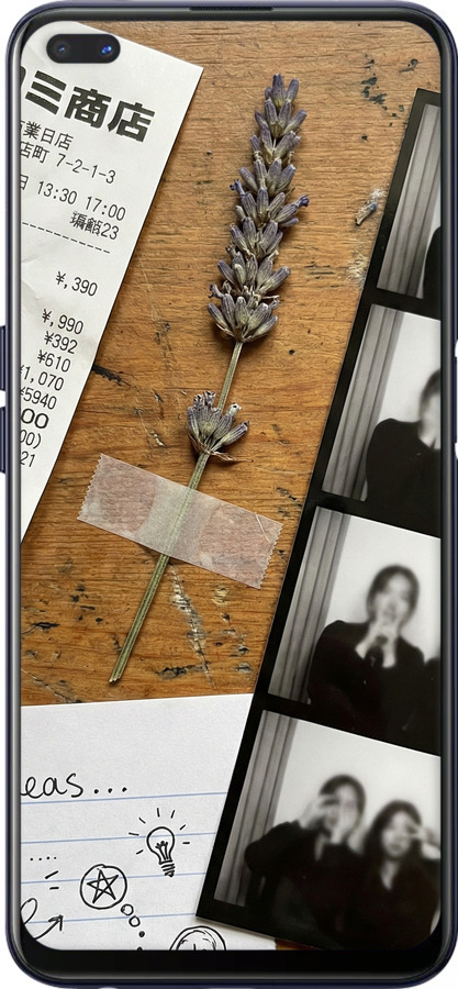 Силиконовый чехол Aesthetic Scrapbook Collage для Oppo Reno 4 Z - 6773u-2278 изображение 