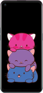 TPU чехол Милые кошки для Oppo Reno5 Lite - 6518b-2312 изображение 