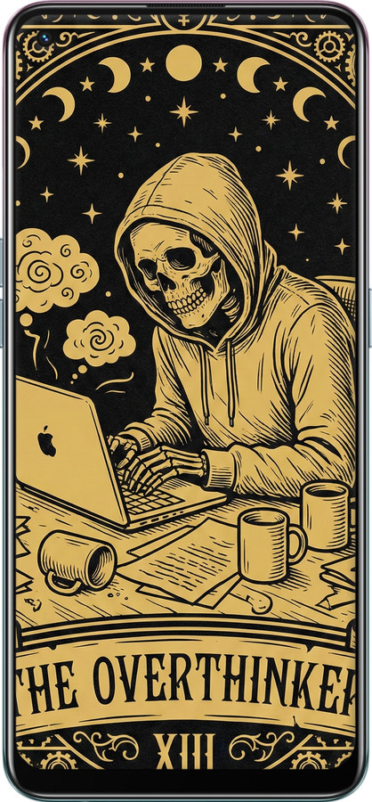 TPU чехол The Overthinker для Oppo Reno5 Lite - 6774b-2312 изображение 