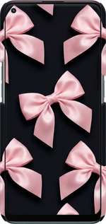 3D пластиковый матовый чехол Coquette Ribbons Dark Coquette для Oppo Reno5 Lite - 6767m-2312 изображение 