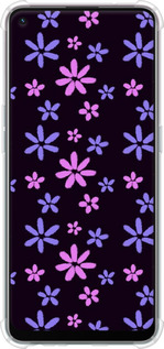 Силикон с усиленными углами чехол с  цветами для Oppo A94 - 6258sp-2287 изображение 
