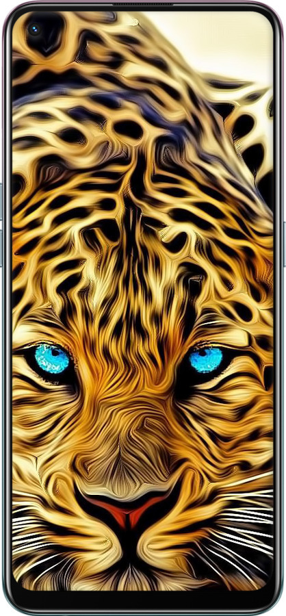 2D пластиковий чехол Леопард для Oppo A94 - 6611t-2287 изображение 