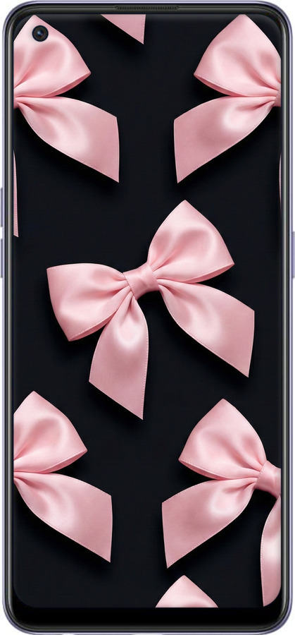 Силіконовий чехол Coquette Ribbons Dark Coquette для Oppo A95 - 6767u-2345 изображение 