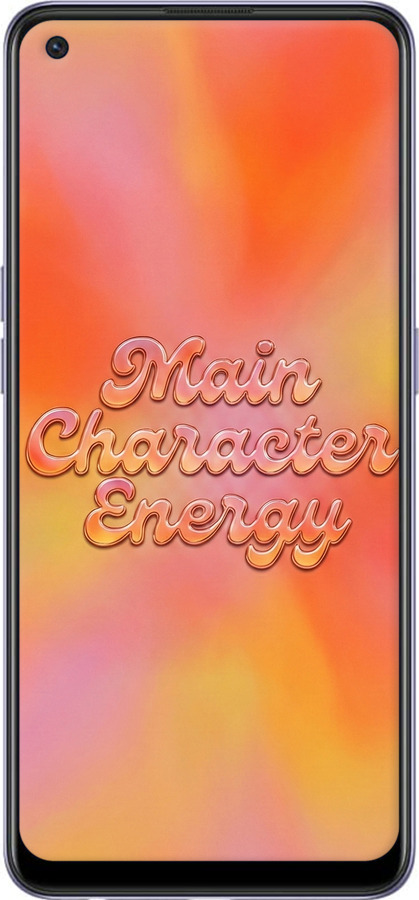 Силиконовый чехол Aura Gradient Main Character Energy Aesthetic Y2K для Oppo A95 - 6783u-2345 изображение 