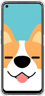Силіконовий протиударний с посиленими кутами чехол Корги для Oppo A96 - 6280sp-2598 изображение 