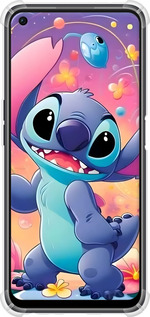 Силикон с усиленными углами чехол Стич 2 для Oppo A96 - 6371sp-2598 изображение 