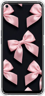 Силіконовий протиударний с посиленими кутами чехол Coquette Ribbons Dark Coquette для Oppo A96 - 6767sp-2598 изображение 