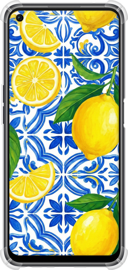 Силіконовий протиударний с посиленими кутами чехол Grocery Girl Italian Summer для Oppo A96 - 6766sp-2598 изображение 