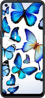 Силіконовий чехол Метелики для Oppo A96 - 6023u-2598 изображение 