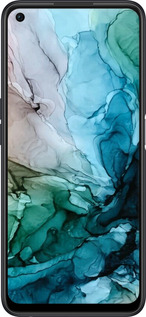 Силіконовий чехол З абстрактним малюнком барвисті Солоні береги для Oppo A96 - 6405u-2598 изображение 