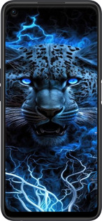 Силиконовый чехол Ледяной леопард для Oppo A96 - 6460u-2598 изображение 