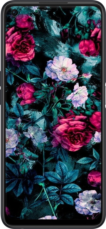Силіконовий чехол Сад та троянди для Oppo A96 - 6483u-2598 изображение 