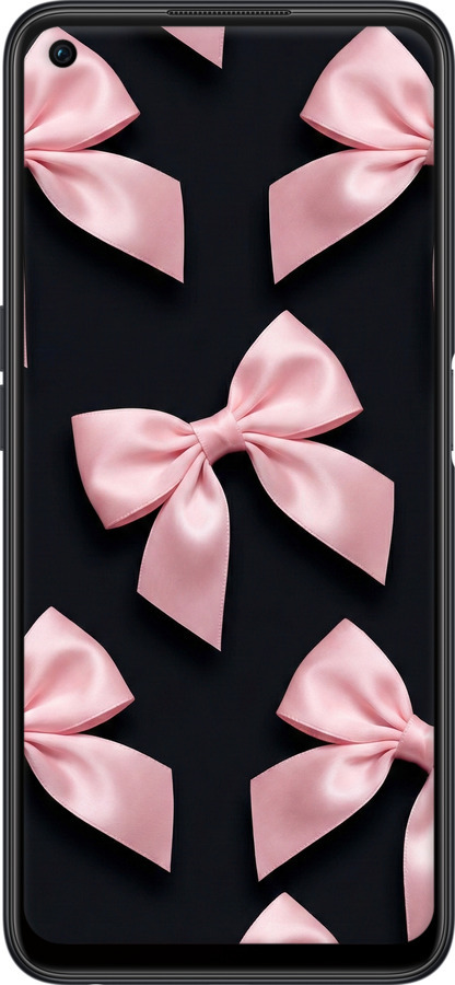 Силиконовый чехол Coquette Ribbons Dark Coquette для Oppo A96 - 6767u-2598 изображение 