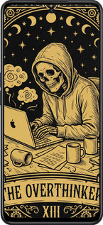 TPU чехол The Overthinker для Oppo A98 - 6774b-3115 изображение 