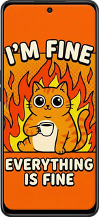 TPU чехол Funny Cat для Oppo A98 - 6786b-3115 изображение 