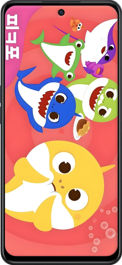 TPU чехол Бейби Шаркс для Oppo A98 - 6305b-3115 изображение 