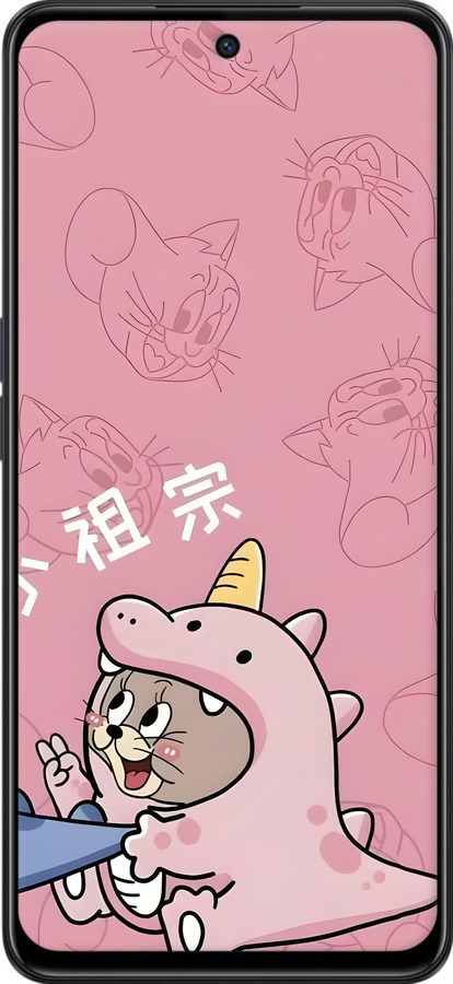 TPU чехол Том и джерри 2 для Oppo A98 - 6359b-3115 изображение 