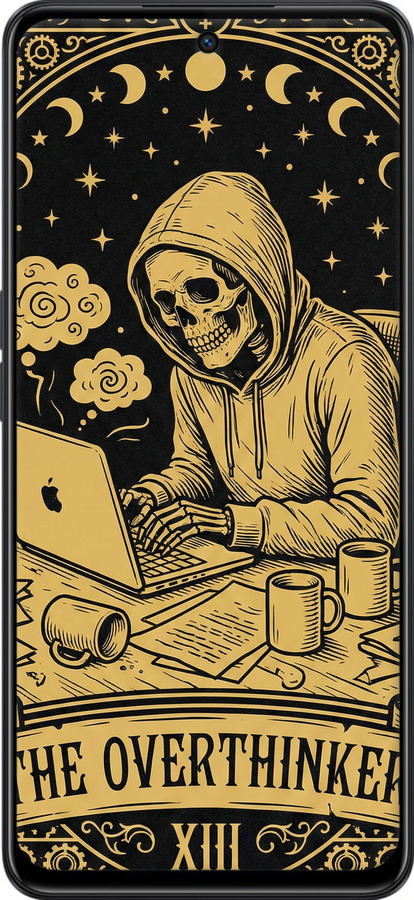 TPU чехол The Overthinker для Oppo A98 - 6774b-3115 изображение 