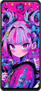 Силиконовый чехол Аниме милаха для Oppo A98 - 6314u-3115 изображение 