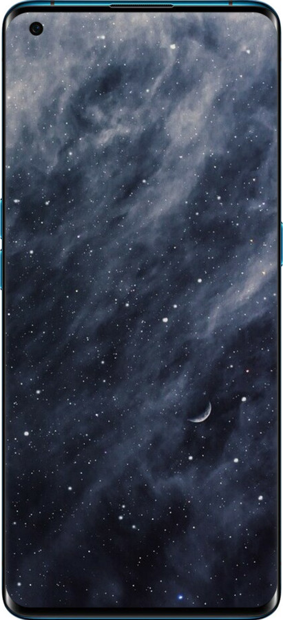 TPU чехол Сині хмари, Синій місяць для Oppo Find X2 - 6398b-1891 изображение 