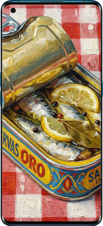 TPU чехол Vintage Sardine Tin Phone для Oppo Find X2 - 6772b-1891 изображение 