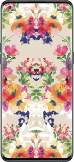 Силиконовый чехол Цветочный узор для Oppo Find X5 Pro - 1083u-2603 изображение 